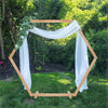 Large Wood Wedding Arch Backdrop Stand Flower Balloon Rack Party Archway Decor