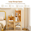 3 Tier Bamboo Bookshelf Free Standing Tall Bookcase Storage Organizer Rack Shelf