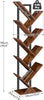 Bookcase Tree Bookshelf Tall Floor Standing Book Shelf 34 x 20 x 116 cm