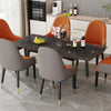Adjustable Dining Table Extendable Marble Stone Kitchen Table For Small Spaces