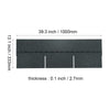 18pcs Black 3 Tab Asphalt Shingles Self Adhesive Bitumen Roofing Shingles 2.61m²