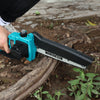 6+8in Mini Cordless Chainsaw 21V Electric One-Hand Saw Wood Cutter UK