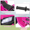 Kids Ride on Car 24V Soft Start Electric Vehicle with LED Lights-Pink