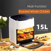 15L Air Fryer Healthy Frying Cooker Oven Low Fat Oil Free 1400W 3 Tier With Tray