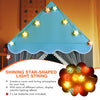 Kids Playhouse Tent Toddler large Castle Fairy Cotton Tent w/Star Lights Blue