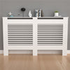 92cm Tall White Radiator Cover Wall Cabinet Radiator Enclosure Grill Shelf Decor