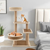 Multi-Level Cat Tree Tower Indoor 90 cm Cat Tree Climbing Stand Scratching Posts