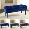 Large Chesterfield Storage Ottoman Bench Box Widnow Seat Stool Bedroom Footstool