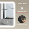 Bluetooth Bathroom Mirror with Touch Control, LED Lights, Wall Mounted