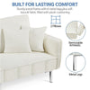 Modern Fabric Sofa Bed 3 Seater Click Clack Living Room Recliner Couch Sofa Grey