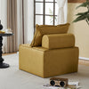 Free Combination Leather Sofa Cube with Detachable Backrest Sectional Floor Sofa