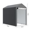 Outdoor Storage Shed Equipment Shelter Cover Bicycle PE Waterproof Steel Frame