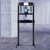 Black 12-Ton Adjustable Steel Hydraulic Work Shop Press Garage Presses Manual UK
