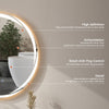 Illuminat LED Bathroom Mirror with Lights Demister Touch Sensor Wall Anti-fog