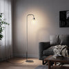 150cm Tall LED Floor Lamp Reading Standing Lamp with Glass Lampshade Lamp