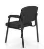 Set of 2 Waiting Room Chair Big Guest Chair Office Desk Chair Black