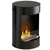 22" Bioethanol Fireplace Stove, Ethanol Fire Burner, Black