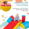 5-Pcs Climb and Crawl Activity Play Set Sliding Safe Soft Foam Playset-colorful