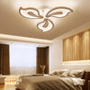 Square/Ring LED Ceiling Lamp Dimmable Light Chandelier Fixture Living Bedroom