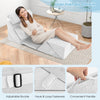 7PCS Adjustable Support Pillow Set Sit-up Pillow Memory Foam Bed Wedge Pillows