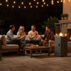 Outdoor Gas Patio Heater - 13kW Powerful Standing Propane Heater with Wheels
