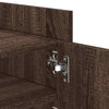 TV Cabinet Brown Oak 100x35x40 Engineered Wood M8S9