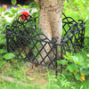 4/8/12x Flexible Garden Lawn Grass Edging Picket Border Panel Plastic Wall Fence