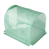 3X2M 4X3M 6X3M Polytunnel Walk-in Garden Plants Greenhouse Tent Zip Door Windows