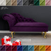 Chaise Lounge Chesterfield Sofa Purple Accent Chair Lucian Tufted Longue