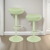 Set of 2 Bar Stool Height Adjustable 360° Swivel Perching Stool for Kitchen