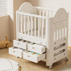 Eco-friendly PP Newborn Cot Bed Baby Bedside Bassinet Crib Infant Storage Drawer