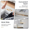 Coffee Table with Hidden Storage and 3 Drawers High Gloss White for Living Room