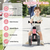 Baby Balance Bike 4 Wheels Toddler Ride On Toys Infant Walker Training Pink