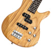 Glarry Basswood 24 Frets Electric GIB Bass Guitar w/ Bag Wire Tools Burlywood