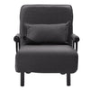 Folding Couch To Bed Lazy Sofa Sleeper Single Armchair Living Room Lounge Chair