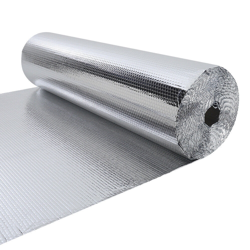 Aluminum Foil Fire Resistant Bubble Roof Attic Building Thermal Heat I ...