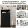 Bathroom Cabinet Floor Storage Cabinet Standing Cupboard w/1 Shelf &2 Drawers