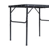 Folding Camping Table Portable Adjustable Aluminium Desk Picnic BBQ Carry Handle