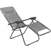 Zero Gravity Chair 2x Reclining Grey Garden Patio Foldable SunLounger CupHolder