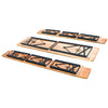 Wooden German Beer Table Bench Set Pub Party Patio Garden Furniture Trestle Legs
