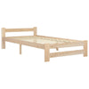 Bed Frame Solid Pine Wood 90x200 E9Z4