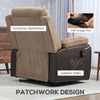 Electric Riser Cord Fabric Recliner Armchair Lounge Home Reclining Chair Brown