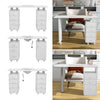 Nail Desk Professional Manicure Table Nail Tech Workstation Art Beauty Salon Bar