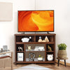 Corner TV Stand for TV up to 48" Entertainment Console Center Adjustable Shelf