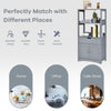 Kitchen Cupboard Bathroom Cabinet Freestanding Storage Cabinet Bookcase W/2 Door