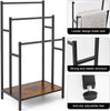 Towel Rack Towel Rail Freestanding Towel Holder Drying Stand with 3 Towel Rails