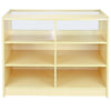 Retail Counter Maple Display Shop Storage Glass Jewellery Showcase Cabinet Desk