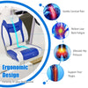High Back Boat Seat Folding Fishing Captain Boat Seat w/ Sponge Cushion