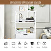 Kitchen Cupboard Bathroom Cabinet Freestanding Storage Cabinet Bookcase W/2 Door