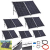 Portable 30-200W Monocrystalline Solar Panels Controller Home/Caravan/RV/Camper